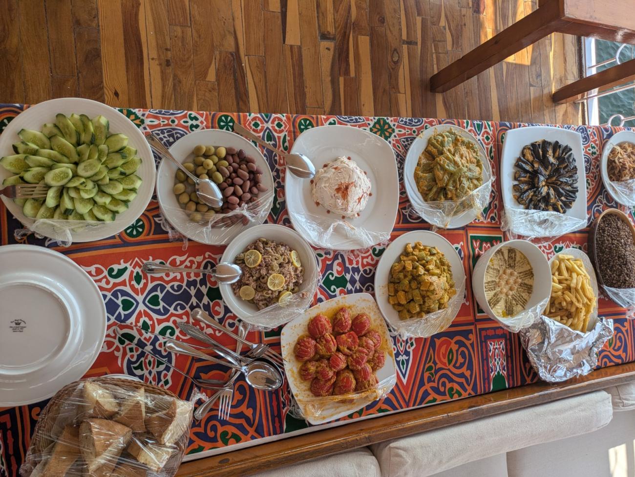 Plates of food 
